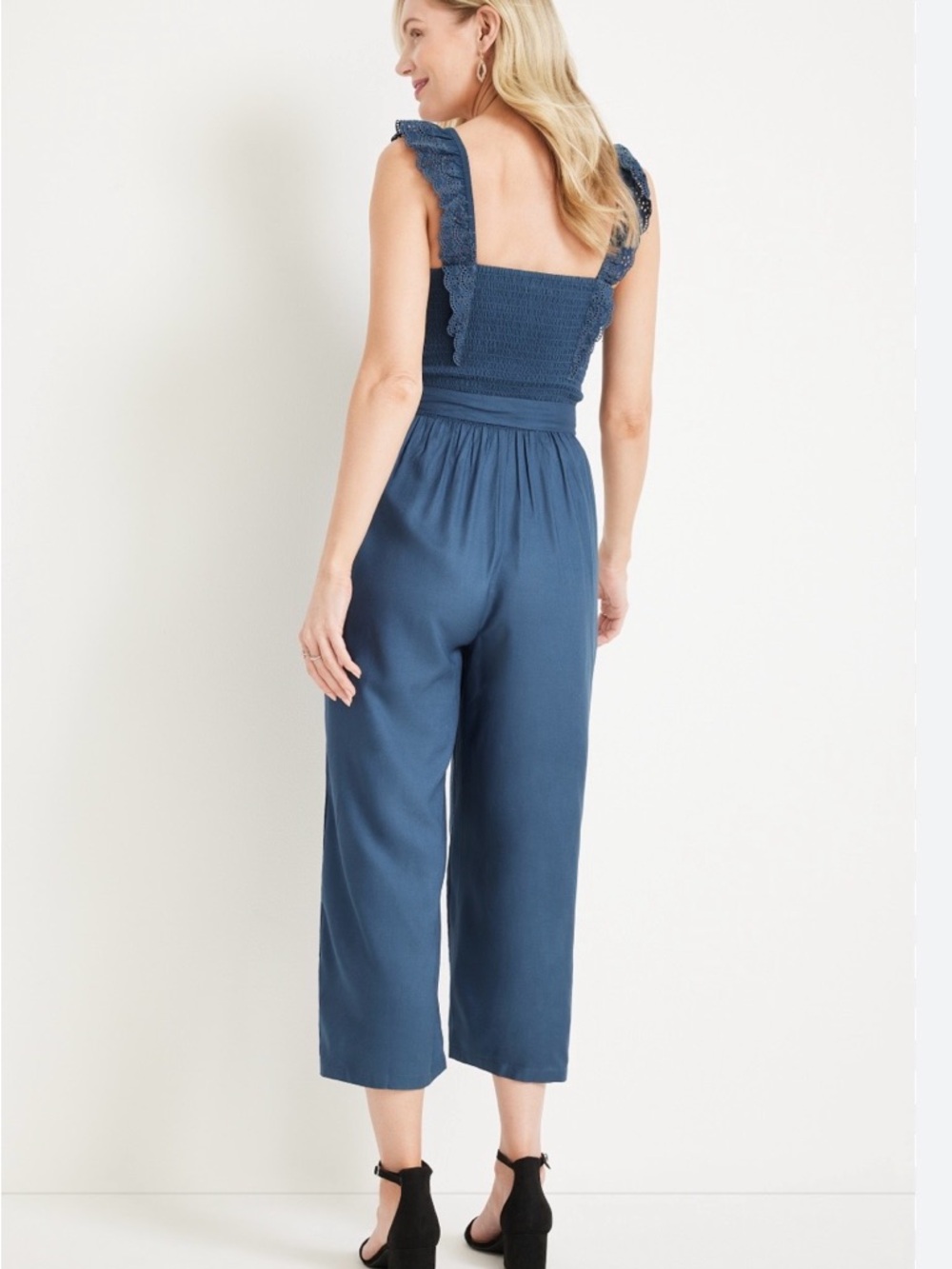 Maurice’s Smocked Tie Jumpsuit - Picture 4 of 7